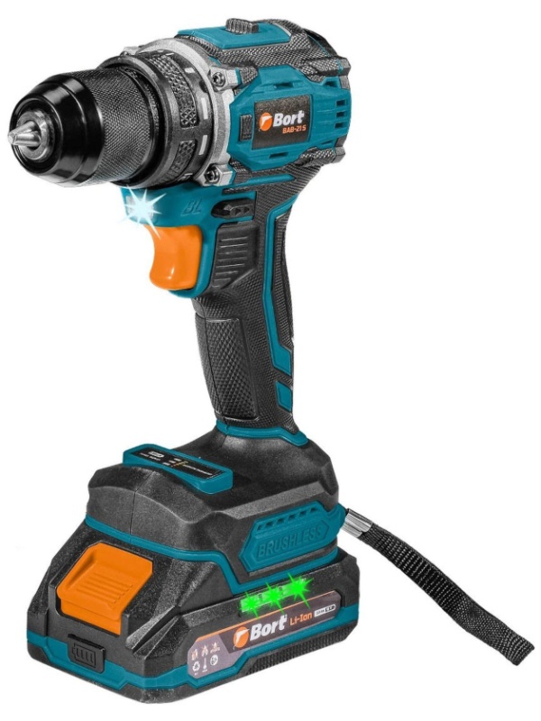 Дрель-шуруповерт аккумуляторная Bort BAB-21S (2x2Ач+ЗУ) (93414912)