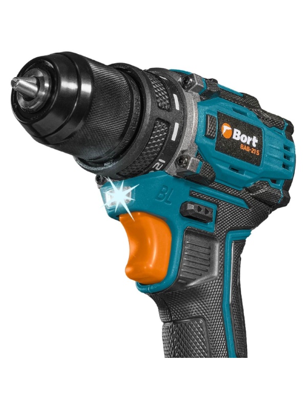 Дрель-шуруповерт аккумуляторная Bort BAB-21S (2x2Ач+ЗУ) (93414912)