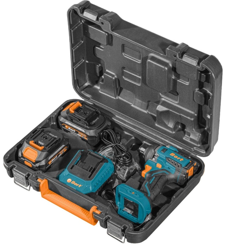 Гайковерт аккумуляторный Bort BSR-21U (2x4Ач+ЗУ) (93418477)