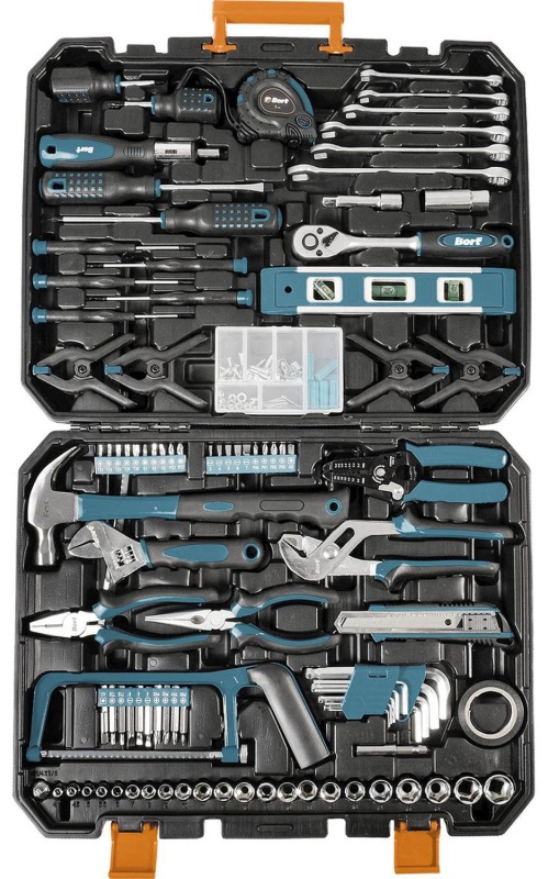 Набор инструмента ручного BORT BTK-168 (93418491)