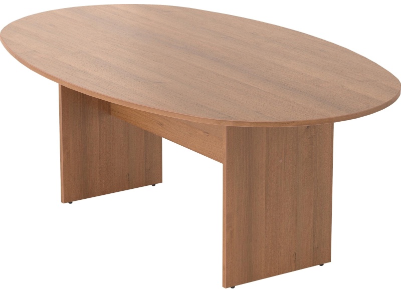 Стол Easy One 22-22 для переговоров орех new 2000 скругл