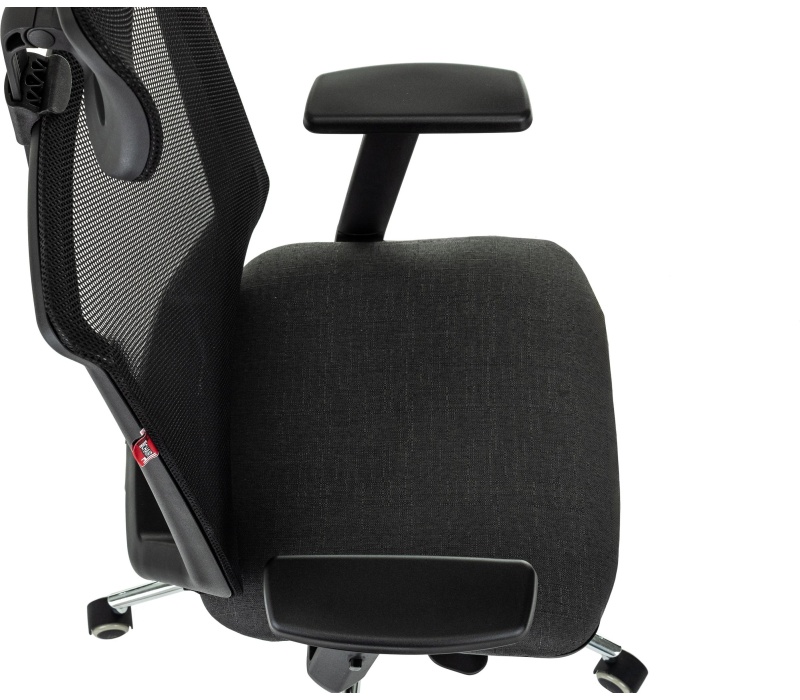 Кресло VB_EChair 663 TC-H/SL черный TW-01 38-418 сетка/ткань