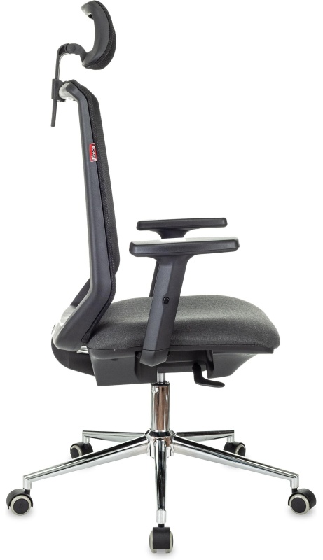 Кресло VB_EChair 663 TC-H/SL черный TW-01 38-418 сетка/ткань
