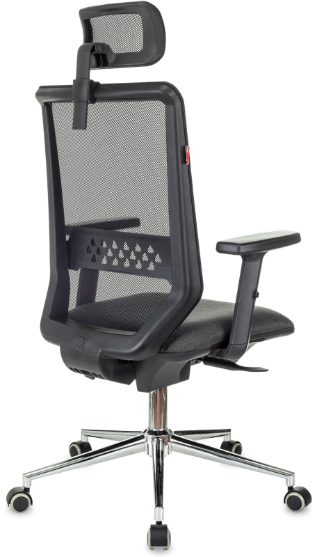 Кресло VB_EChair 663 TC-H/SL черный TW-01 38-418 сетка/ткань