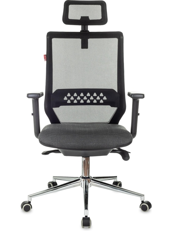 Кресло VB_EChair 663 TC-H/SL черный TW-01 38-418 сетка/ткань