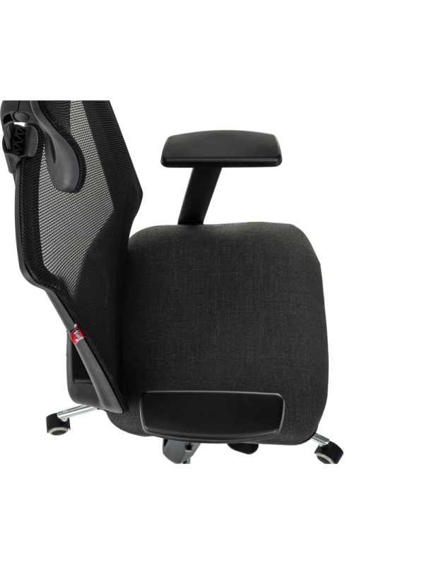 Кресло VB_EChair 663 TC-H/SL черный TW-01 38-418 сетка/ткань