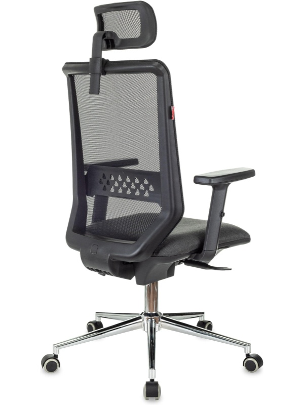 Кресло VB_EChair 663 TC-H/SL черный TW-01 38-418 сетка/ткань