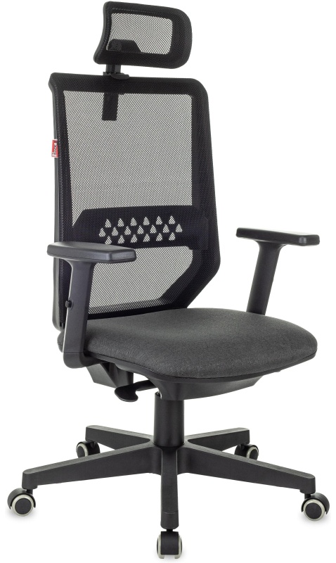 Кресло VB_EChair 663 TC-H черный TW-01 38-418 сетка/ткань