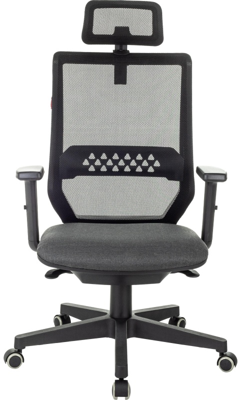 Кресло VB_EChair 663 TC-H черный TW-01 38-418 сетка/ткань