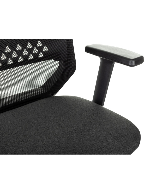 Кресло VB_EChair 663 TC-H черный TW-01 38-418 сетка/ткань