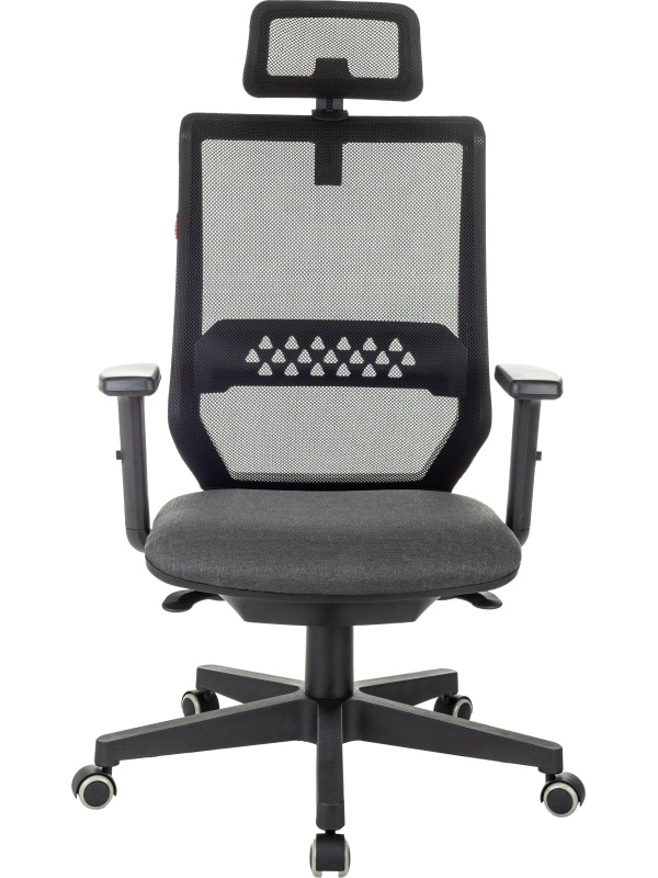 Кресло VB_EChair 663 TC-H черный TW-01 38-418 сетка/ткань