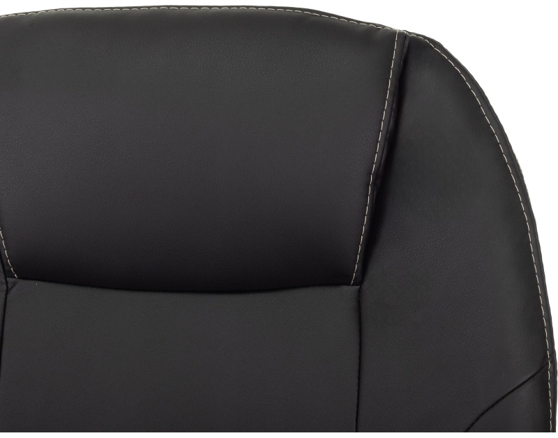 Кресло VB_EChair 668 TPU/SL черный экокожа крестов.металл хром