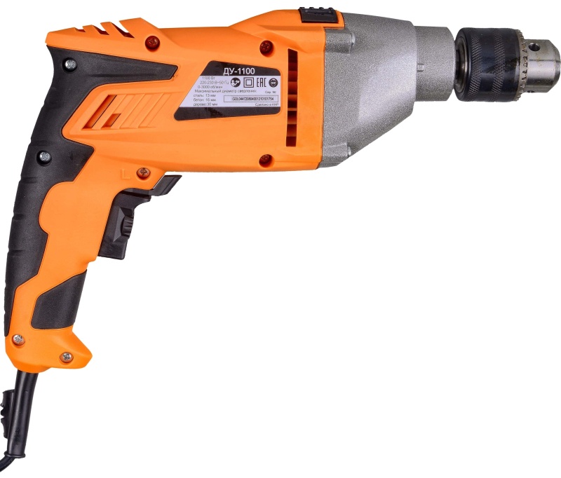 Дрель ударная ВИХРЬ ДУ-1100 1100Вт (72/8/4)