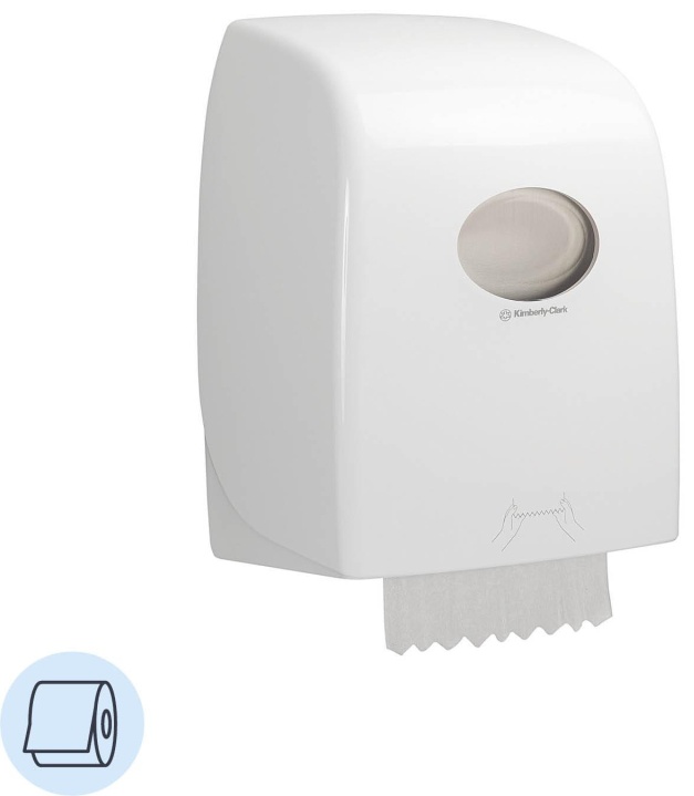 Диспенсер для полотенец в рулонах Aquarius No Touch белый 6959