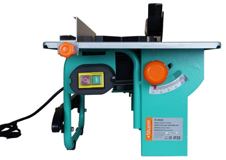 Станок распиловочный циркулярный настольн. Sturm! 1кВт,d200x16мм (TS10420I)