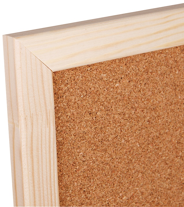 УЦЕНКА - Доска пробковая OfficeSpace, 100*150см, деревянная рамка