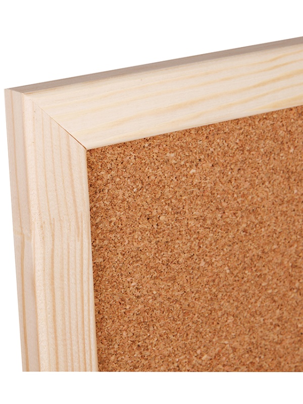 УЦЕНКА - Доска пробковая OfficeSpace, 100*150см, деревянная рамка