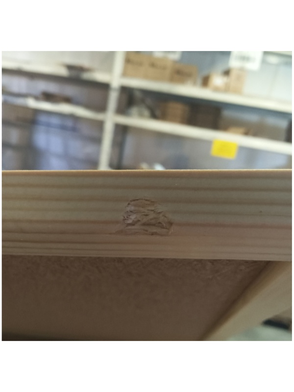 УЦЕНКА - Доска пробковая OfficeSpace, 100*150см, деревянная рамка