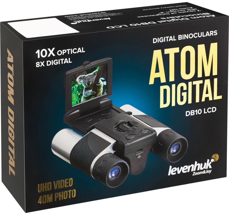 Бинокль цифровой Levenhuk Atom Digital DB10 LCD