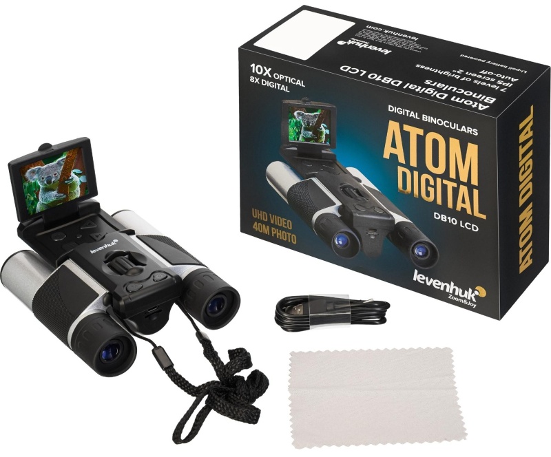 Бинокль цифровой Levenhuk Atom Digital DB10 LCD