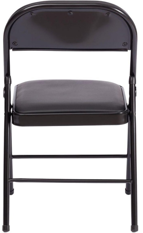 Стул складной UT_ FOLDER (mod. 3022G) кожзам черный/черный (1шт/уп)