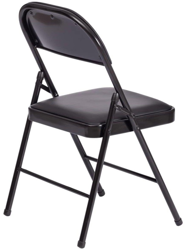 Стул складной UT_ FOLDER (mod. 3022G) кожзам черный/черный (1шт/уп)