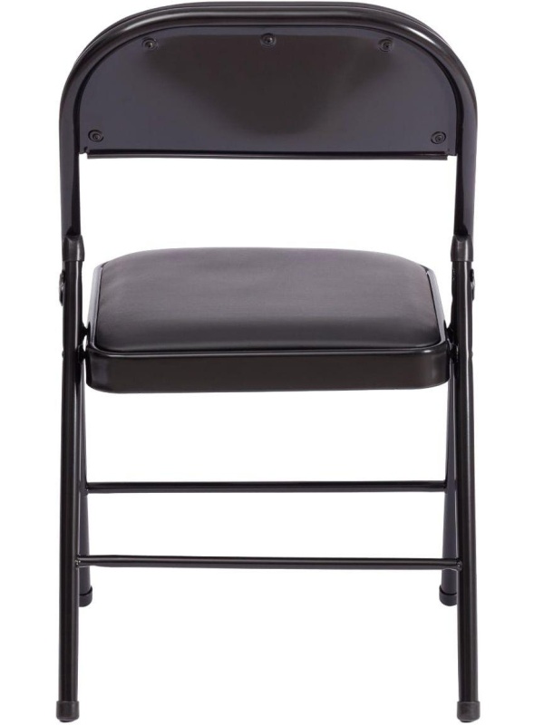 Стул складной UT_ FOLDER (mod. 3022G) кожзам черный/черный (1шт/уп)