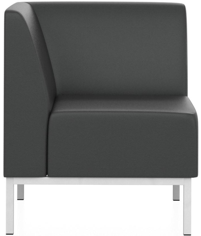 Модуль угловой EF_Компакт вн.90 гр.к/з черн/карк.сер (eurol.9100/RAL9006)