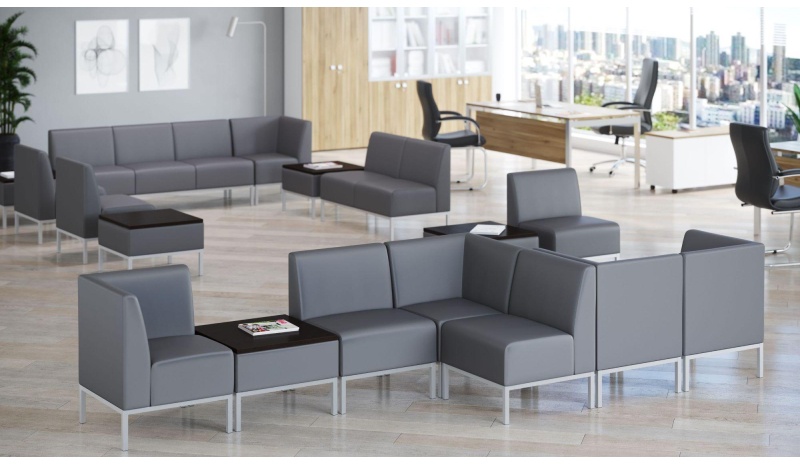 Модуль угловой EF_Компакт вн.90 гр.к/з черн/карк.сер (eurol.9100/RAL9006)