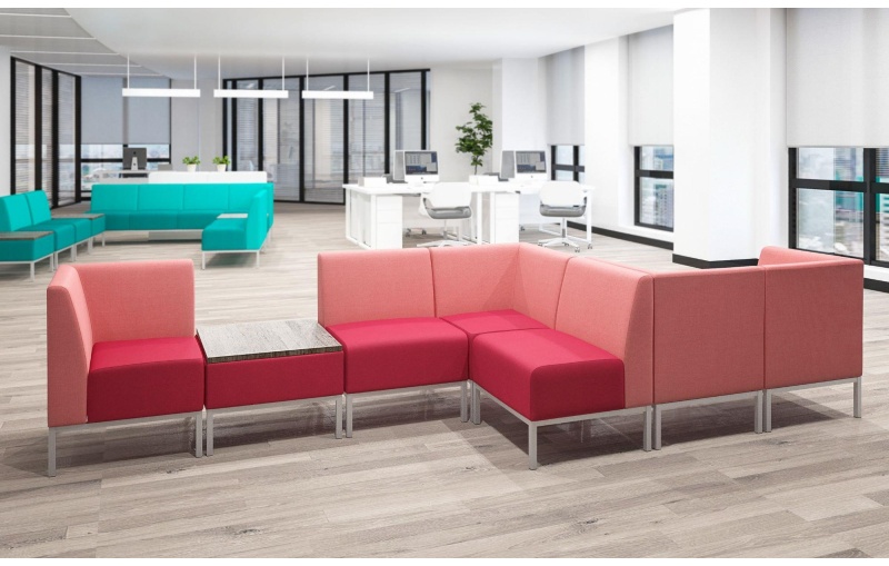 Модуль угловой EF_Компакт вн.90 гр.к/з черн/карк.сер (eurol.9100/RAL9006)