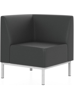 Модуль угловой EF_Компакт вн.90 гр.к/з черн/карк.сер (eurol.9100/RAL9006)