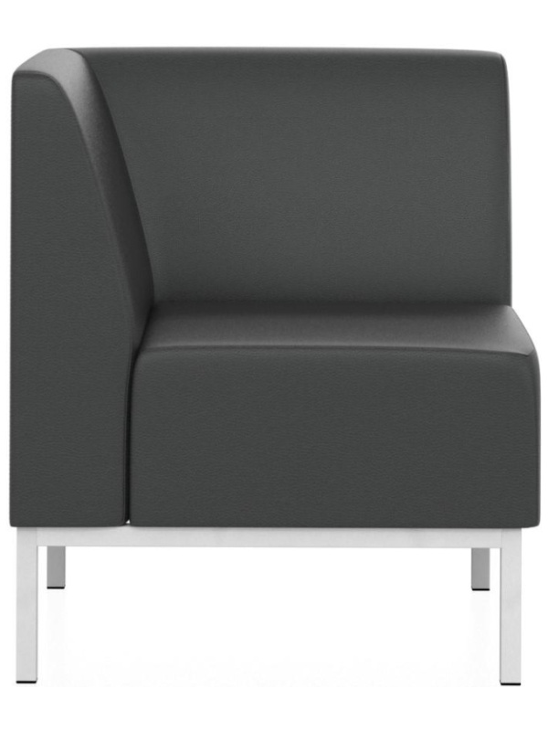 Модуль угловой EF_Компакт вн.90 гр.к/з черн/карк.сер (eurol.9100/RAL9006)