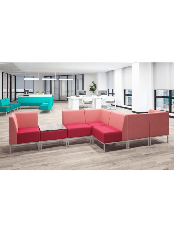 Модуль угловой EF_Компакт вн.90 гр.к/з черн/карк.сер (eurol.9100/RAL9006)