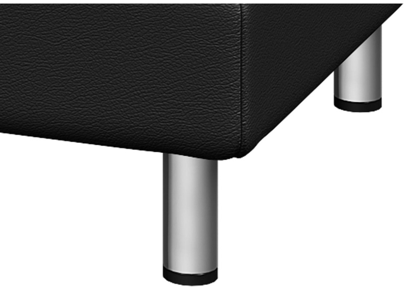 Модуль прямой MV_Банкетка ДОМИНО (Dm-P3) 3-мест. к/з Or16/Ec3001 черный