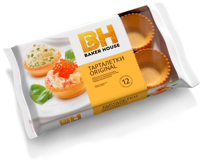 Тарталетки Baker House из песочного теста оригинальные, 180гр