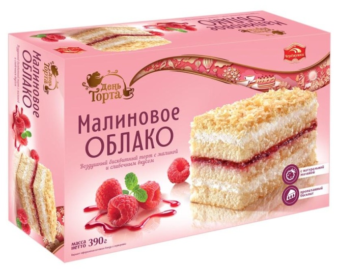 Торт Малиновое облако, 390гр