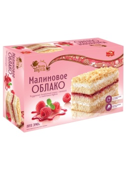 Торт Малиновое облако, 390гр