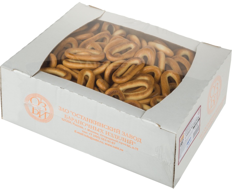 Сушки Семейка ОЗБИ Челночок, 3 кг/уп