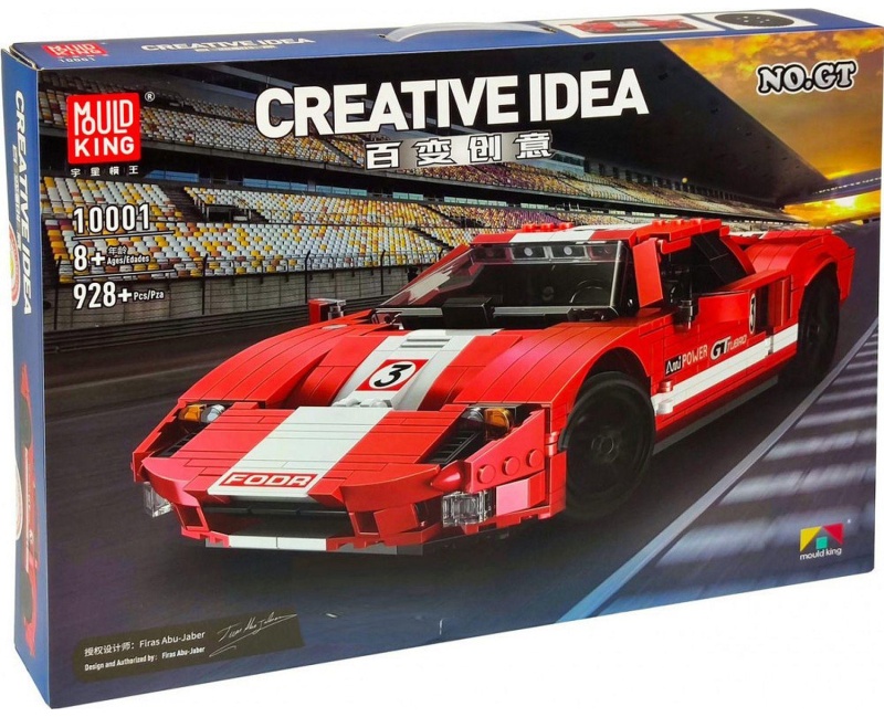 Конструктор Mould King 10001, спортивная машина GT, 928 деталей