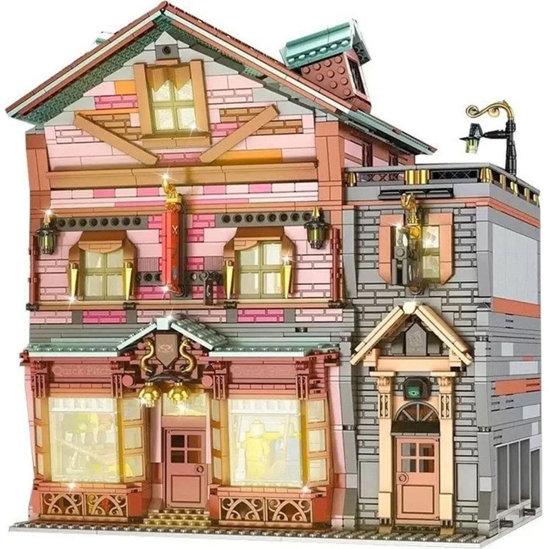 Конструктор Mould King 16039, магазин волшебных метел, 3033 деталей