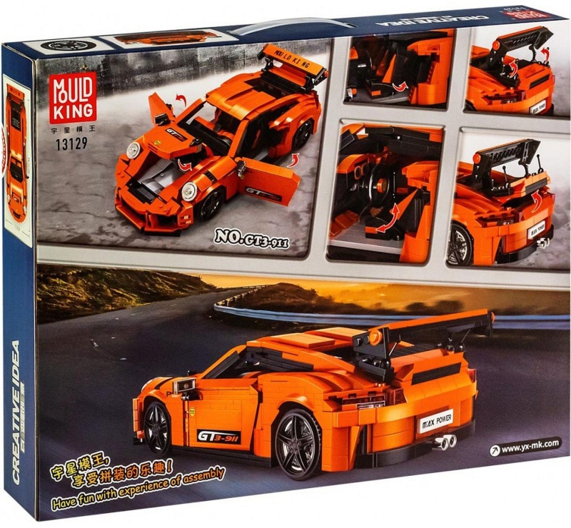 Конструктор Mould King 13129, спортивная машина, 1072+PCS/PZS