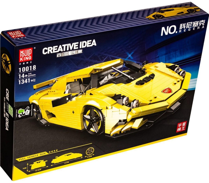 Конструктор Mould King 10018, спортивная машина, 1341 деталь