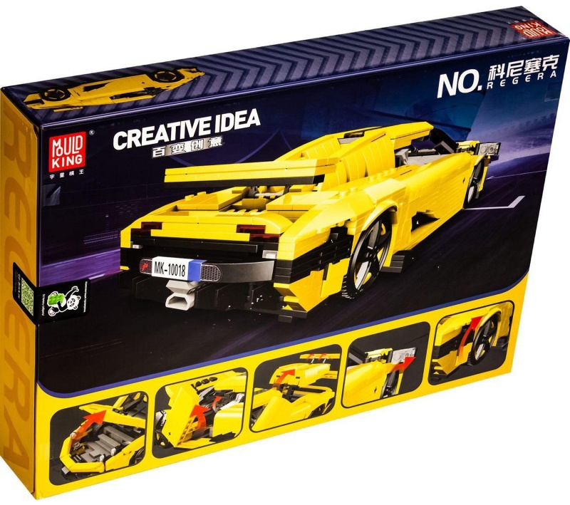 Конструктор Mould King 10018, спортивная машина, 1341 деталь