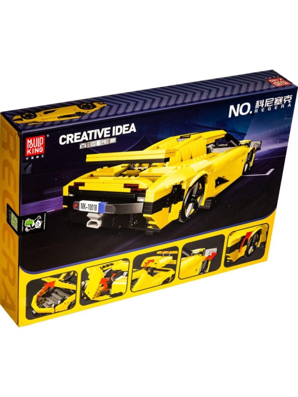 Конструктор Mould King 10018, спортивная машина, 1341 деталь