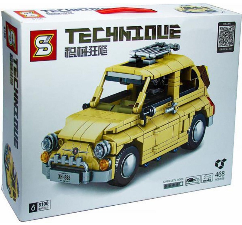 Конструктор SY Block 8100, ретро машина, 468 деталей