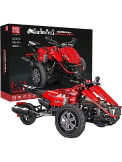 Конструктор Mould King 23010, трицикл, пульт ДУ, 853 детали