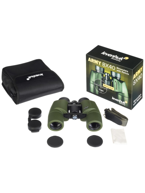 Бинокль Levenhuk Army 8x40 с сеткой, 81931