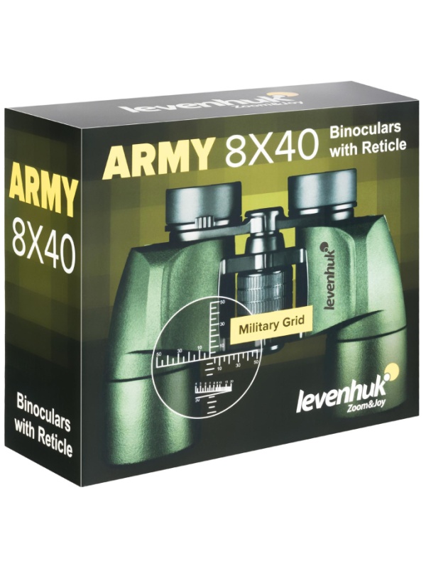 Бинокль Levenhuk Army 8x40 с сеткой, 81931