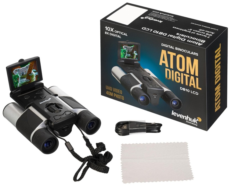 Бинокль цифровой Levenhuk Atom Digital DB10 LCD, 81703