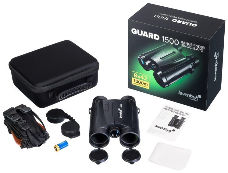 Бинокль с дальномером Levenhuk Guard 1500, 81969